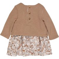 Gymp Strickfleece-Kleid langarm Blumen