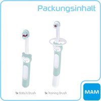 Mam 2-tlg. Baby-Zahnbürsten-Set Learn to Brush