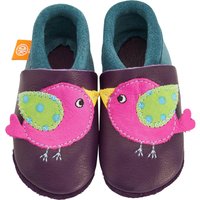 Orangenkinder Krabbel- und Hausschuhe Vogel