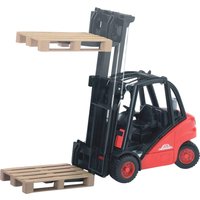 Bruder Gabelstapler Linde H30D mit 2 Paletten