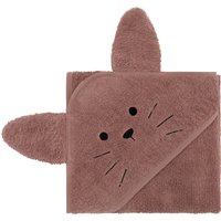 Fillikid Kapuzenbadetuch 75x75 cm rosa