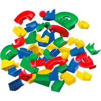 Hubelino Kugelbahn Bahnelemente Set 55-tlg.