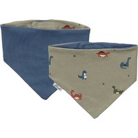 Jacob`S 2er-Pack Dreieckstücher Waffelpiqué Dino