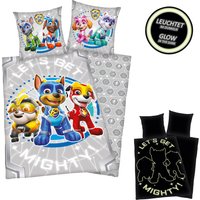 Herding Paw Patrol Renforcé-Bettwäsche Glow in the dark 80x80 / 135x200 cm