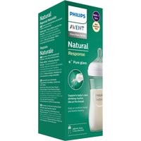 Philips Avent Babyflasche Natural Response, Glas, 240ml, ab 1M