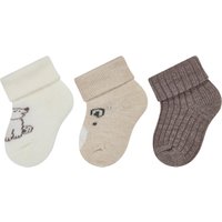 Sterntaler 3er-Pack Erstlingssocken Bär