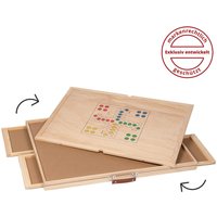 Puzzletisch mit 4 Schubladen, drehbar inkl. Abdeckung