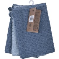 Wörner 3er-Pack Waschlappen 15x21 cm blau