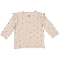 Feetje Wickelshirt langarm Blumen Rippqualität