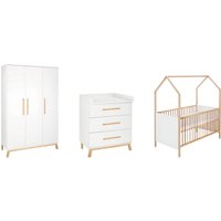 Schardt 3-tlg. Babyzimmer Venice mit Babybett Haus