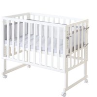 Roba Stuben- & Beistellbett 3in1 mit Barriere roba Style grau
