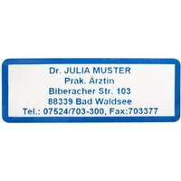 Namensaufkleber "Schrifttyp A"