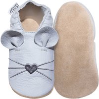 Hobea-Germany Krabbelschuhe Maus hellgrau