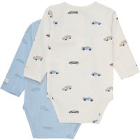 Fixoni 2er-Pack Bodys langarm Autos