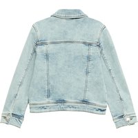 Jeansjacke Tüll-Blume