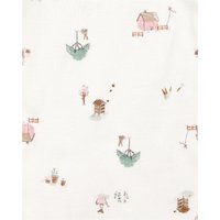 Carter's 3-tlg. Set Body kurzarm, Sweatjacke und Leggings Farm Rippqualität