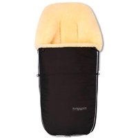 Hofbrucker Kinderwagen Lammfell-Fußsack Polaris schwarz