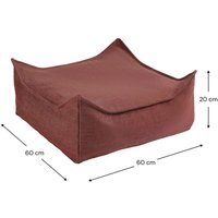 Wigiwama Sitzsack Outdoor quadratisch