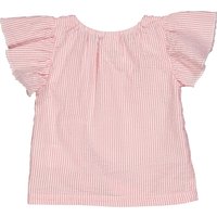 Müsli Seersucker-T-Shirt Flügelarm Ringel