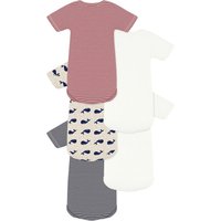 Petit Bateau 5er-Pack Bodys kurzarm Ringel Wale
