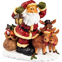 Dekofigur "Santa und die Rentierbande"