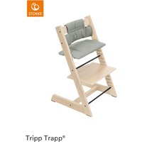 Stokke® Tripp Trapp® Bundle Treppenhochstuhl inkl. Sitzkissen Classic Glacier Green