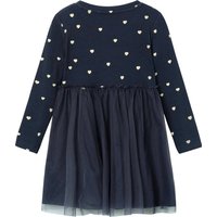 Name It Kleid langarm mit Tüllrock Herzen