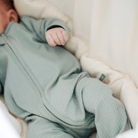Emma & Noah Schlafoverall mit Fuß Rippqualität