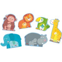 Haba 6 erste Puzzles - Tierfamilie