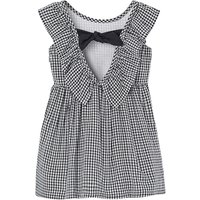 Boboli Kleid Flügelarm Blumen Karo