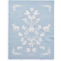 Elodie Jacquard Decke - Blueberry Bliss - 100x75 cm