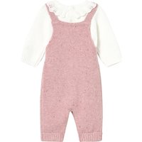 Mayoral 2-tlg. Set Pullover mit Kragen und Strick-Latzhose