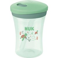 Nuk Trinklernflasche mit Strohhalm First Choice, 230ml