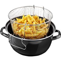 Moderne Hausfrau Angebot für moderne Haushalte 12% Rabatt auf EmailleFrittiertopf