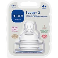 Mam 2er-Pack Trinksauger Gr. 2 ab 4M