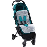 Babycab Lammfelleinlage für Kinderwagen, Buggy grau