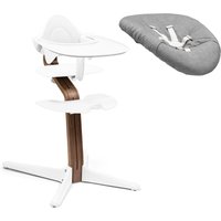 Stokke® Nomi Bundle Hochstuhl Walnuss inkl. Newbornset, Babyset und Tray
