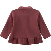 Sanetta Fleecejacke mit Bubikragen Schößchen