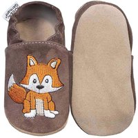 Hobea-Germany Krabbelschuhe Fuchs dunkelbraun