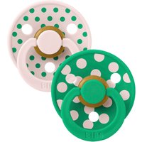 Bibs 2er-Pack Polka Collection Schnuller Latex, 0-6M