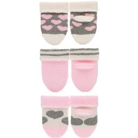 Sterntaler 3er-Pack Erstlingssocken Herzen