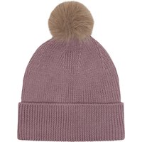 Colorkids Winter-Strickmütze mit Bommel Fake Fur