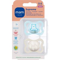 Mam 2er-Pack Schnuller Supreme Silikon, 0-6M