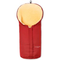 Hofbrucker Kinderwagen Lammfell-Fußsack für Babywanne Eskimo rot