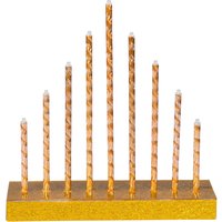 LED-Kerzentreppe „Glitter“
