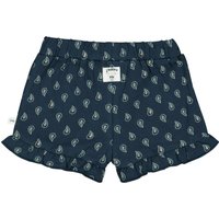 Krepp-Hosenrock Paisley Volant