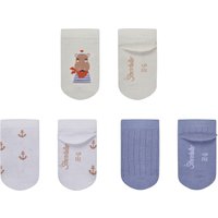 Sterntaler 3er-Pack Sneakersocken Hippo