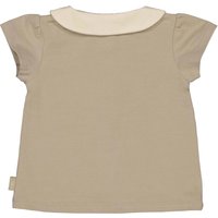 Levv T-Shirt mit Bubikragen Vögel