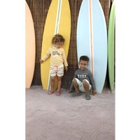 Lässig Badeshorts mit Windeleinsatz Wellen