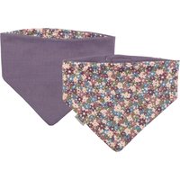 Jacob`S 2er-Pack Dreieckstücher Waffelpiqué Blumen